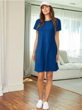 Load image into Gallery viewer, Blue Canoe Swing Pocket Dress (M, Cobalt)- On Sale!