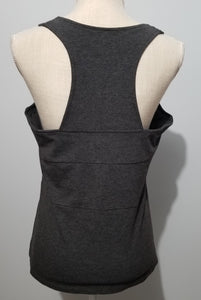 One Step Ahead Cotton Geisha Tank- (L, Charcoal Heather)- On Sale!