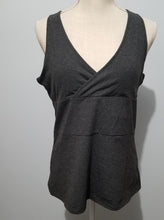 Load image into Gallery viewer, One Step Ahead Cotton Geisha Tank- (L, Charcoal Heather)- On Sale!