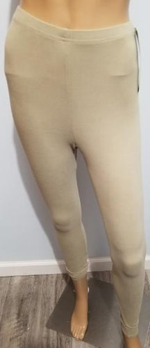 One Step Ahead Plush Tactel Classic Legging (S, Tan)- On Sale!