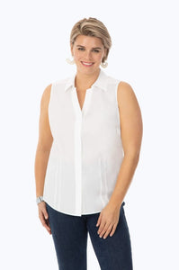 Foxcroft Taylor Stretch Sleeveless Shirt