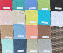 Load image into Gallery viewer, Cut Loose Grey Stripe Doublecloth Cowl Neck Swing Tee