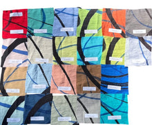 Load image into Gallery viewer, Cut Loose Black/Blue Swirl Cropped Pant with Darts