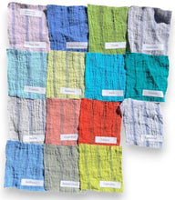 Load image into Gallery viewer, Cut Loose Blue Linen Stripe Easy Crop