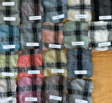 Load image into Gallery viewer, Cut Loose Crinkle Plaid High Low Shirt