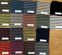 Load image into Gallery viewer, Cut Loose Navy/White Stripe 3/4 Sleeve Boatneck Tee