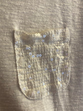 Load image into Gallery viewer, Cut Loose Light Weight Cotton Jersey Border Top (XS, White) - On Sale!
