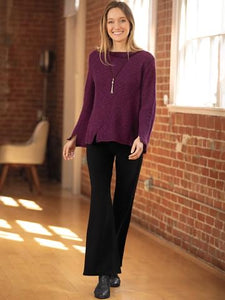 Blue Canoe Ponte Bell Bottom Pant (S, Black) - On Sale!