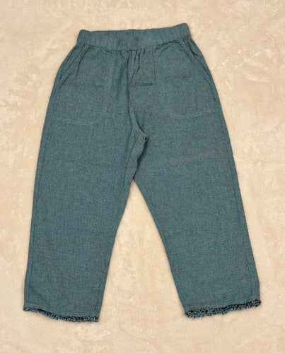 Cut Loose Mini Crosshatch Raw Edge Crop (S, Spa) - On Sale!