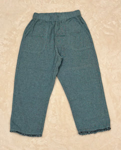 Cut Loose Mini Crosshatch Raw Edge Crop (S, Spa) - On Sale!